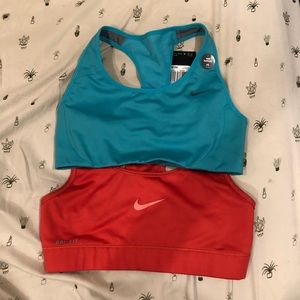 Two size XS Nike sports bras - one NWT, one EUC